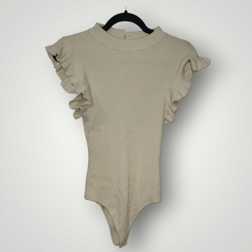 Glam sweater ribbed bodysuit Small - Picture 1 of 11